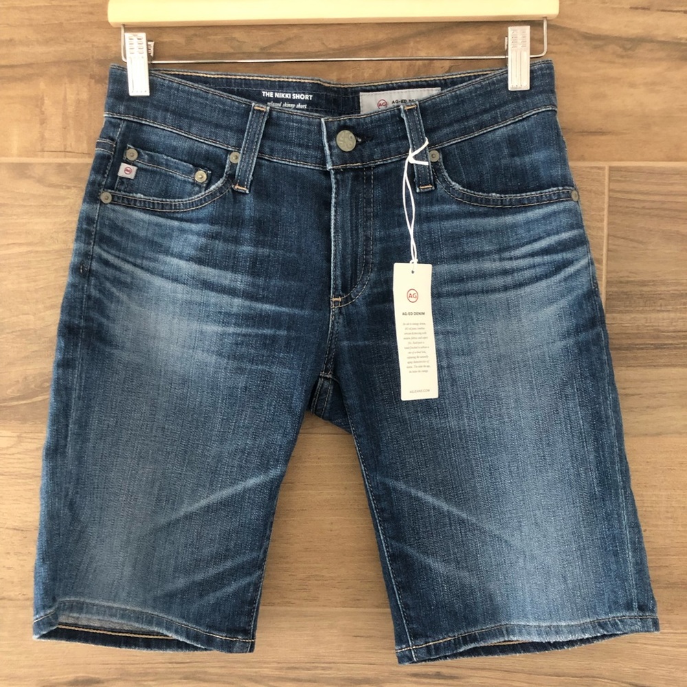 NWT AG Adriano Goldschmied Nikki Jean Shorts